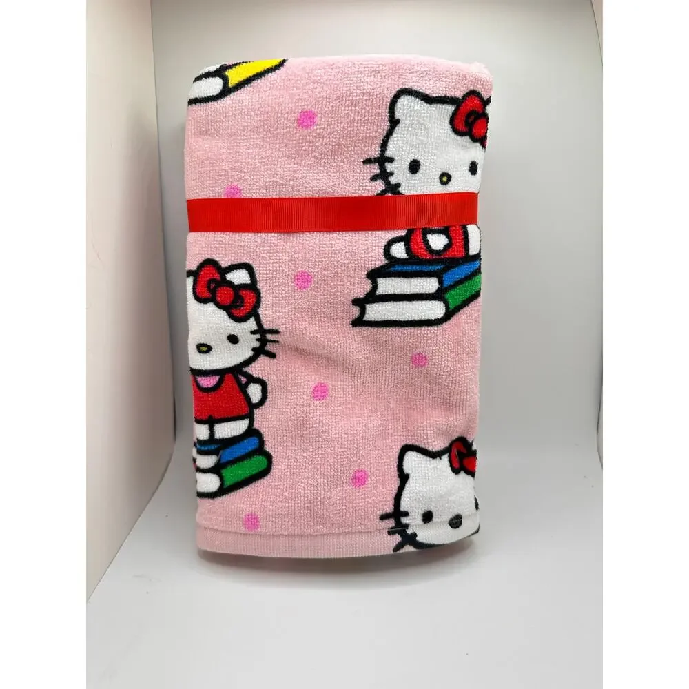 Hello Kitty Hand Towel Set with Books- Two towels!